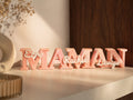 Décoration 3D "MAMAN" Personnalisée aux Prénoms des Enfants