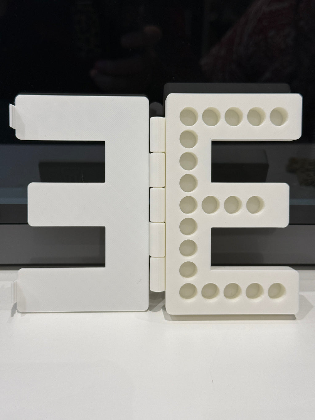 Boîte à dents de lait personnalisée avec prénom – lettre pliable 3D