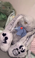 Peluche Lapin Personnalisée - Cadeau de Naissance Gravé