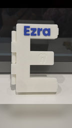 Boîte à dents de lait personnalisée avec prénom – lettre pliable 3D